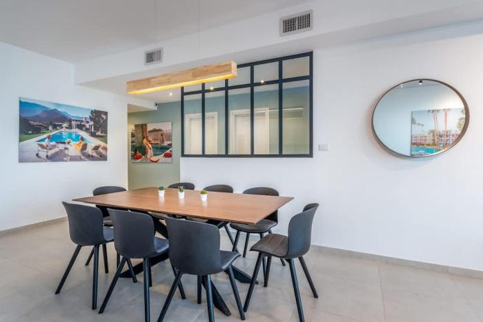 luxury garden apartment heated pool