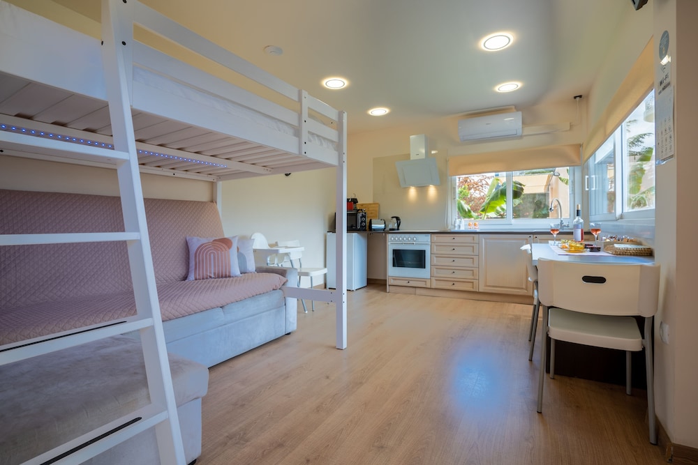 modular bungalows with heated pool artemis greece