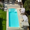 modular bungalows with heated pool artemis greece