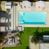 modular bungalows with heated pool artemis greece