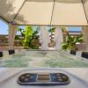 modular bungalows with heated pool artemis greece
