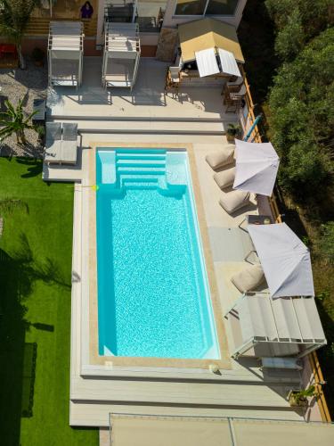 modular bungalows with heated pool artemis greece