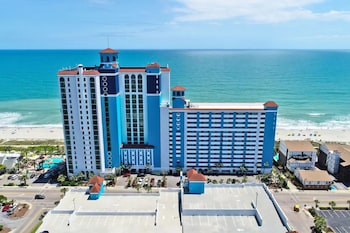 beach front condos located in the caribbean resort with pool and lazy river