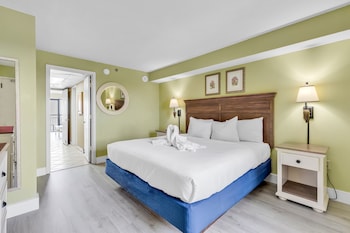 beach front condos located in the caribbean resort with pool and lazy river