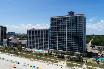 beach front condos located in the caribbean resort with pool and lazy river