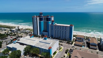 beach front condos located in the caribbean resort with pool and lazy river