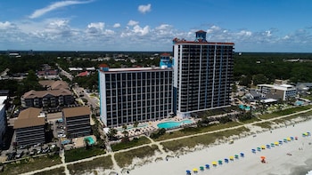 beach front condos located in the caribbean resort with pool and lazy river