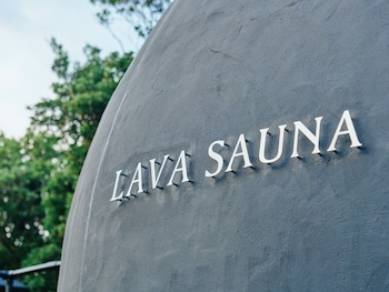 lava sauna and villa