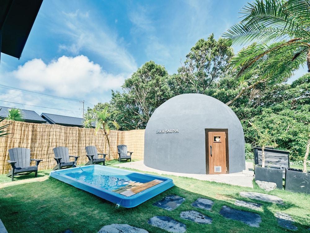 lava sauna and villa