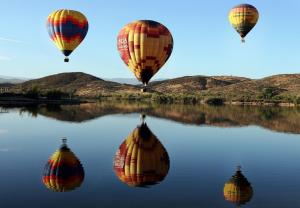 balloons and wine