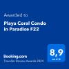 playa coral condo in paradise f22