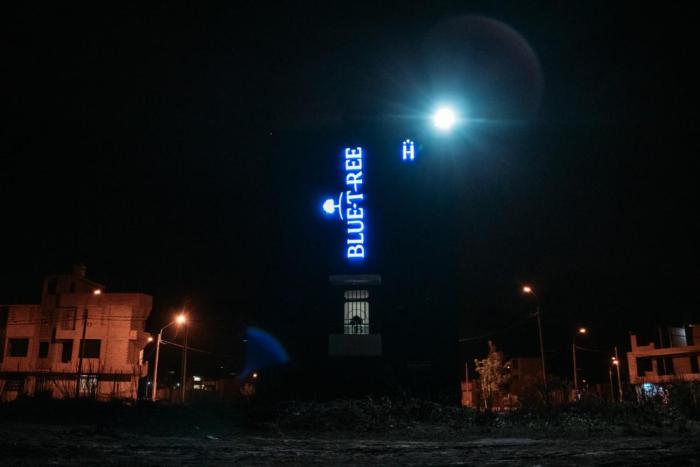 blue three