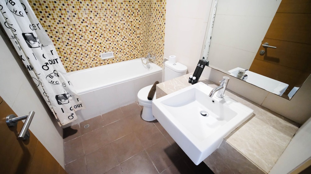 spacious 3br apartment connected to cito mall at aryaduta residence surabaya