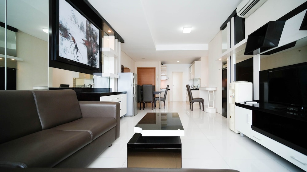 spacious 3br apartment connected to cito mall at aryaduta residence surabaya