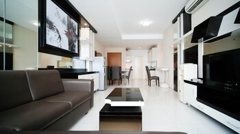spacious 3br apartment connected to cito mall at aryaduta residence surabaya