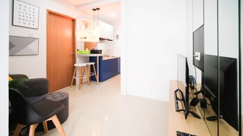 minimalist and beautiful 1br with extra room at pavilion permata apartment