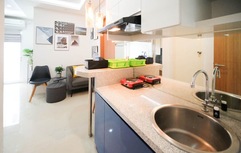 minimalist and beautiful 1br with extra room at pavilion permata apartment