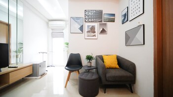 minimalist and beautiful 1br with extra room at pavilion permata apartment