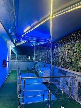 mini flat with starlink internet and pool