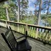 c8 two bedroom two bath log sided lake view luxury cottage with hot tub by redawning