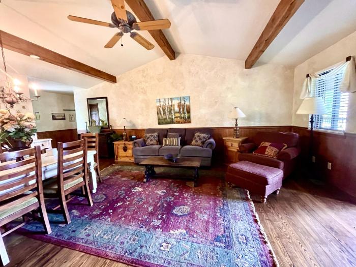 c8 two bedroom two bath log sided lake view luxury cottage with hot tub by redawning