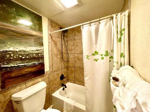 su15 spacious studio with full kitchen dining table and rock patio overlooking lake ouachita by redawning