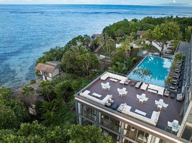 palau sunrise sea view landison retreat