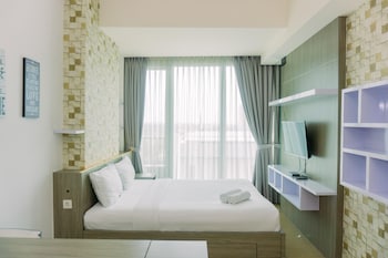 cozy living studio apartment tree park city bsd