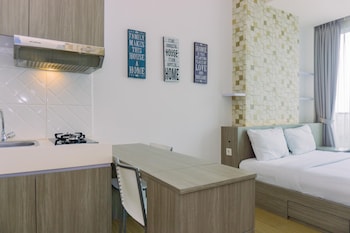 cozy living studio apartment tree park city bsd