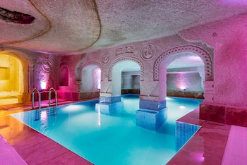 cappadocia inans cave and swimming pool hot