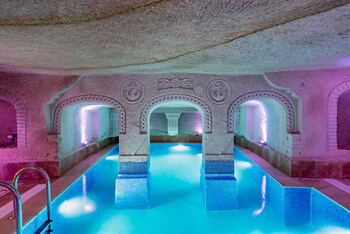 cappadocia inans cave and swimming pool hot