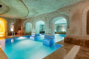 cappadocia inans cave and swimming pool hot