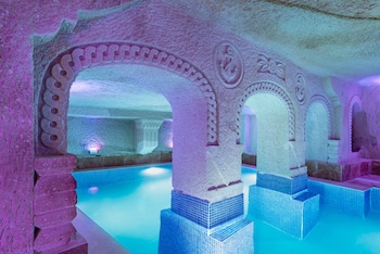 cappadocia inans cave and swimming pool hot
