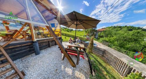 bosnian pyramid glamping