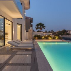 palm paradise 5br villa infinity pool