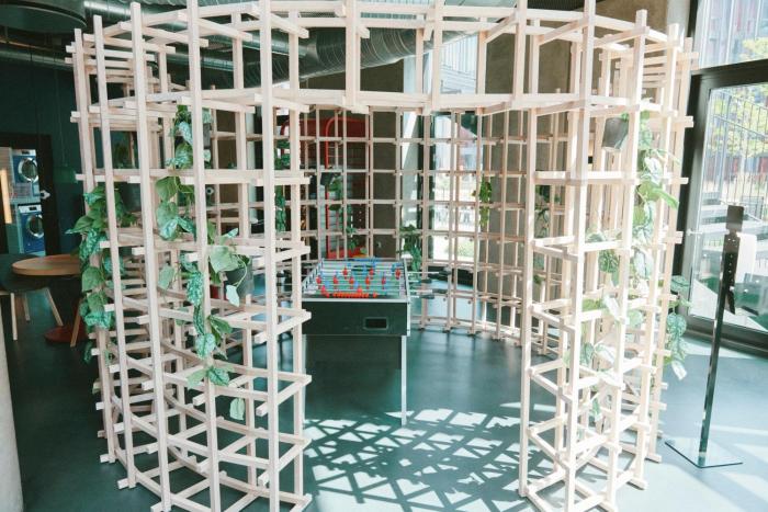 by the forest into this place