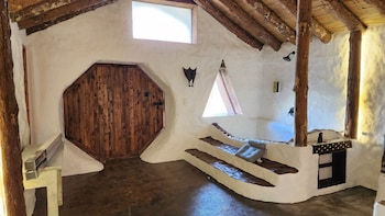 container and hobbit glamping