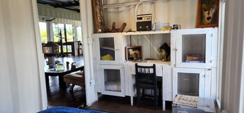 container and hobbit glamping