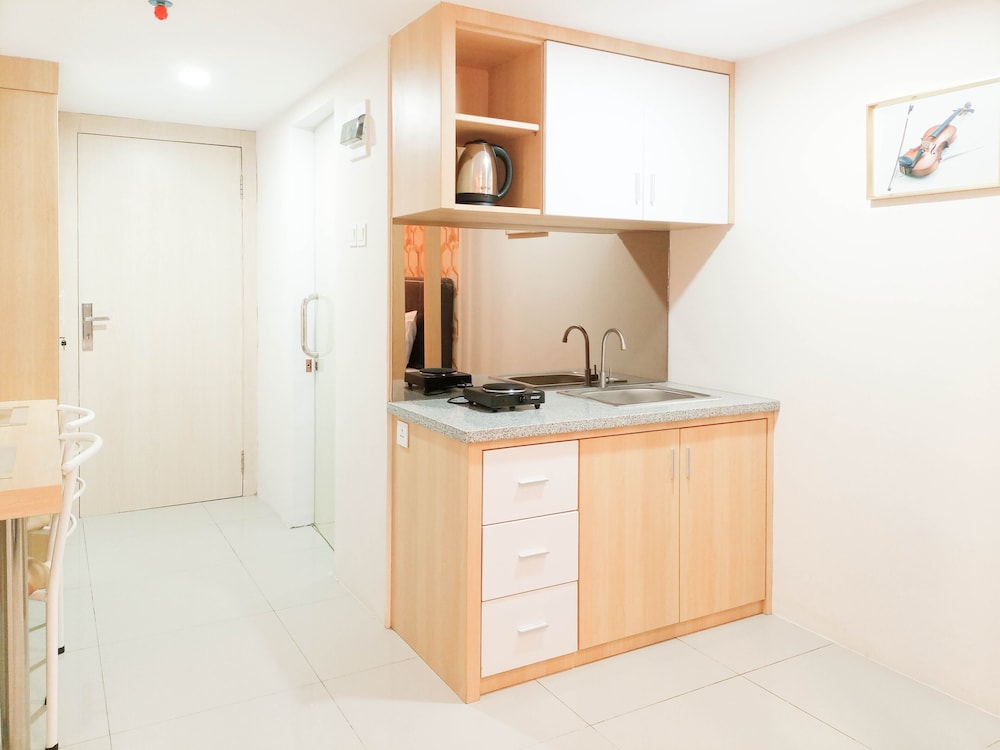 tranquil and comfort studio at de prima apartment