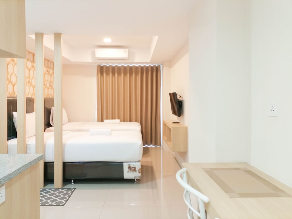 tranquil and comfort studio at de prima apartment