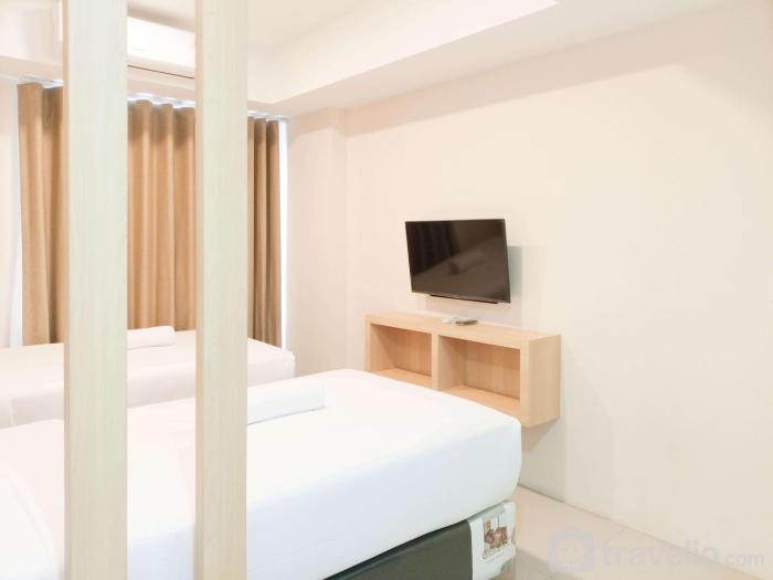 tranquil and comfort studio at de prima apartment