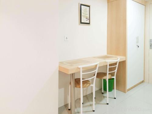 tranquil and comfort studio at de prima apartment