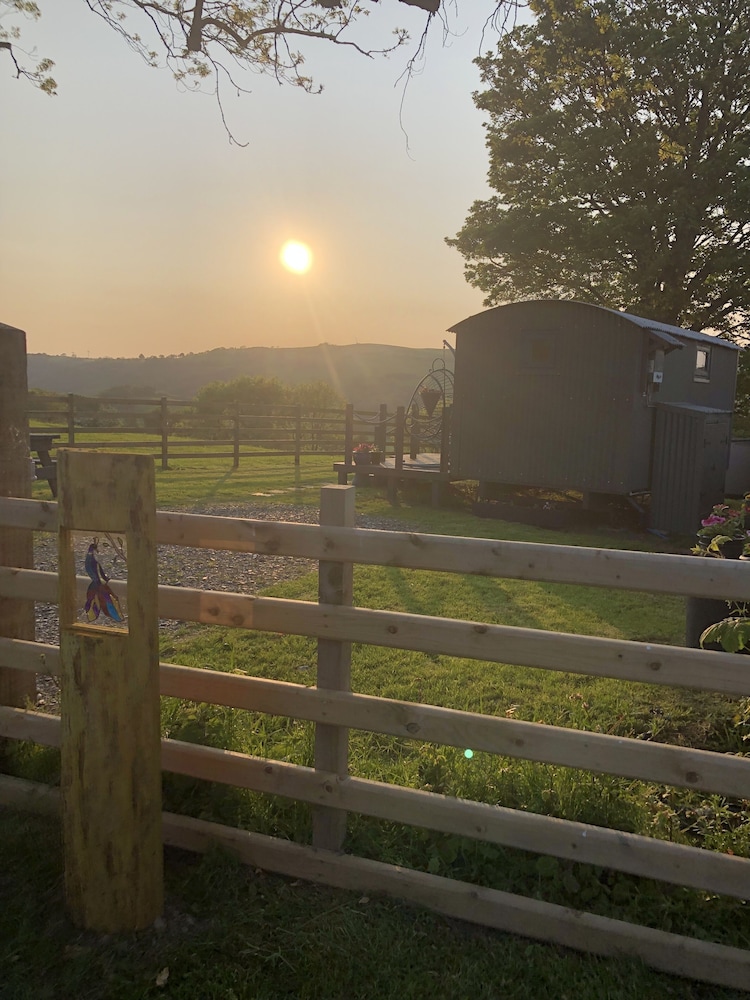 the peacock shepherds hut at hafoty boeth