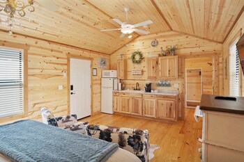 stunning cabin right on main st