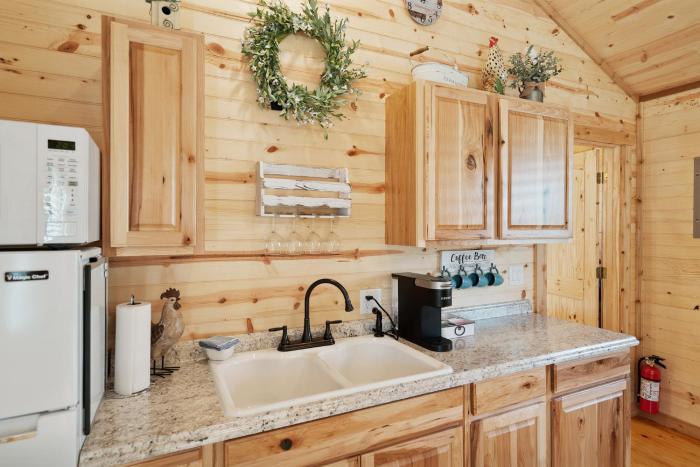 stunning cabin right on main st