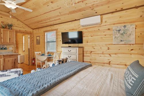 stunning cabin right on main st