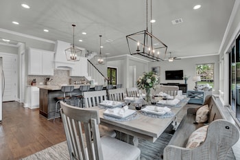 stunning luxury lake home with waterfront and dock