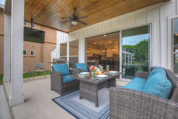 stunning luxury lake home with waterfront and dock