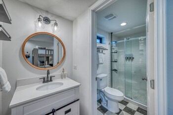 luxury riverfront villa with firepit and gameroom