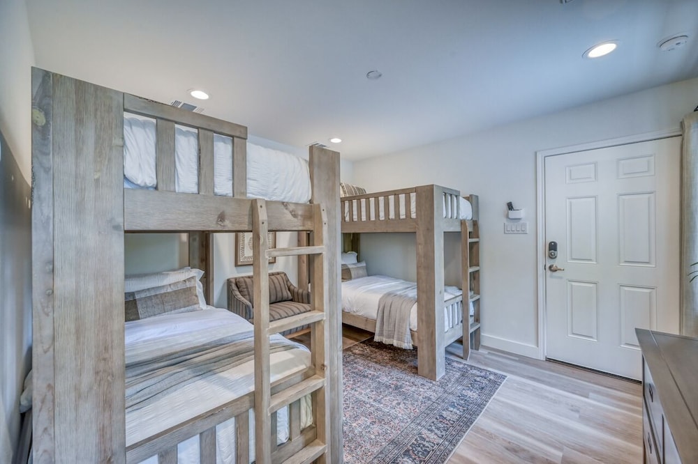 luxury riverfront villa with firepit and gameroom